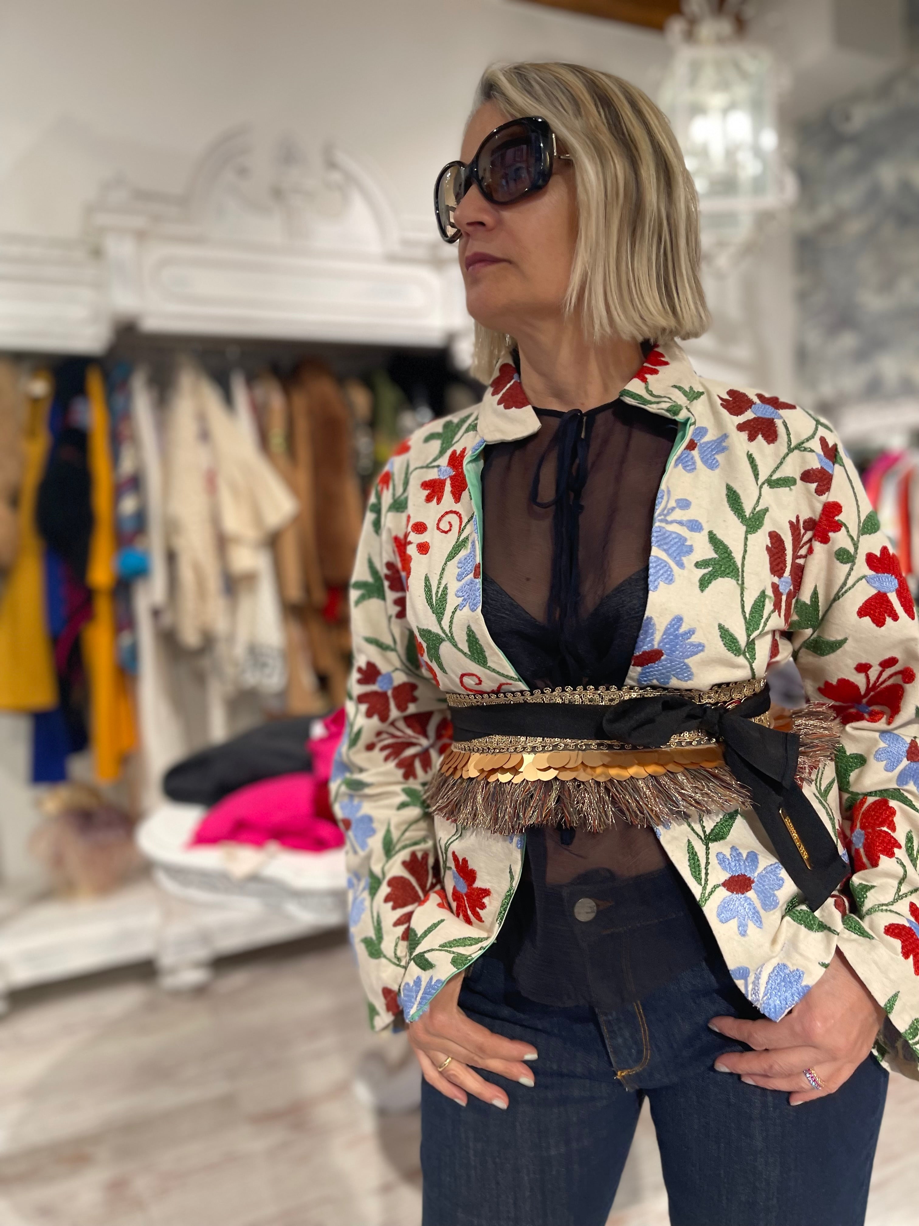 Cintura Etnica con Paiettes