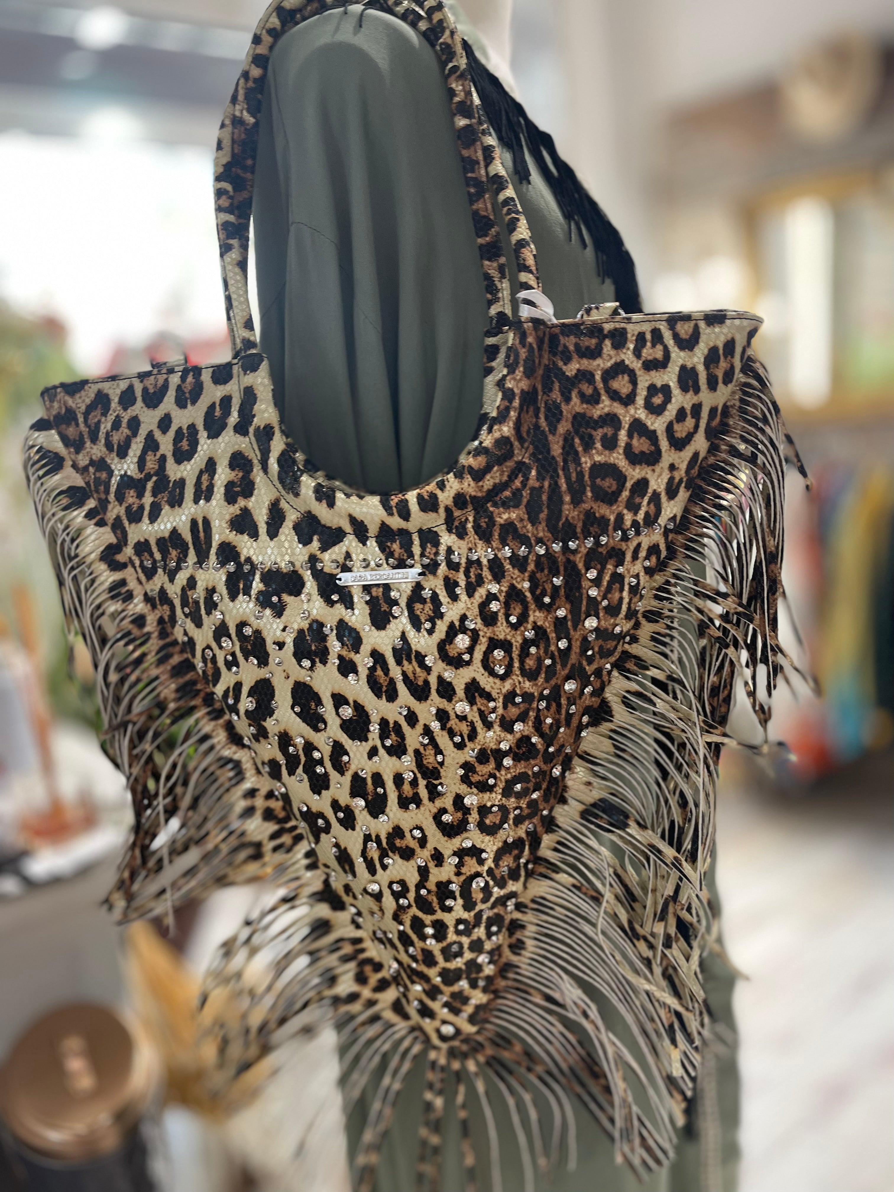 Borsa Animalier e Swarovski