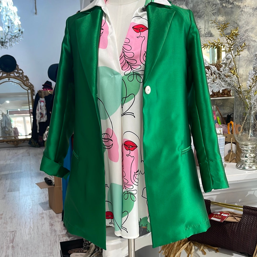 Blazer verde smeraldo