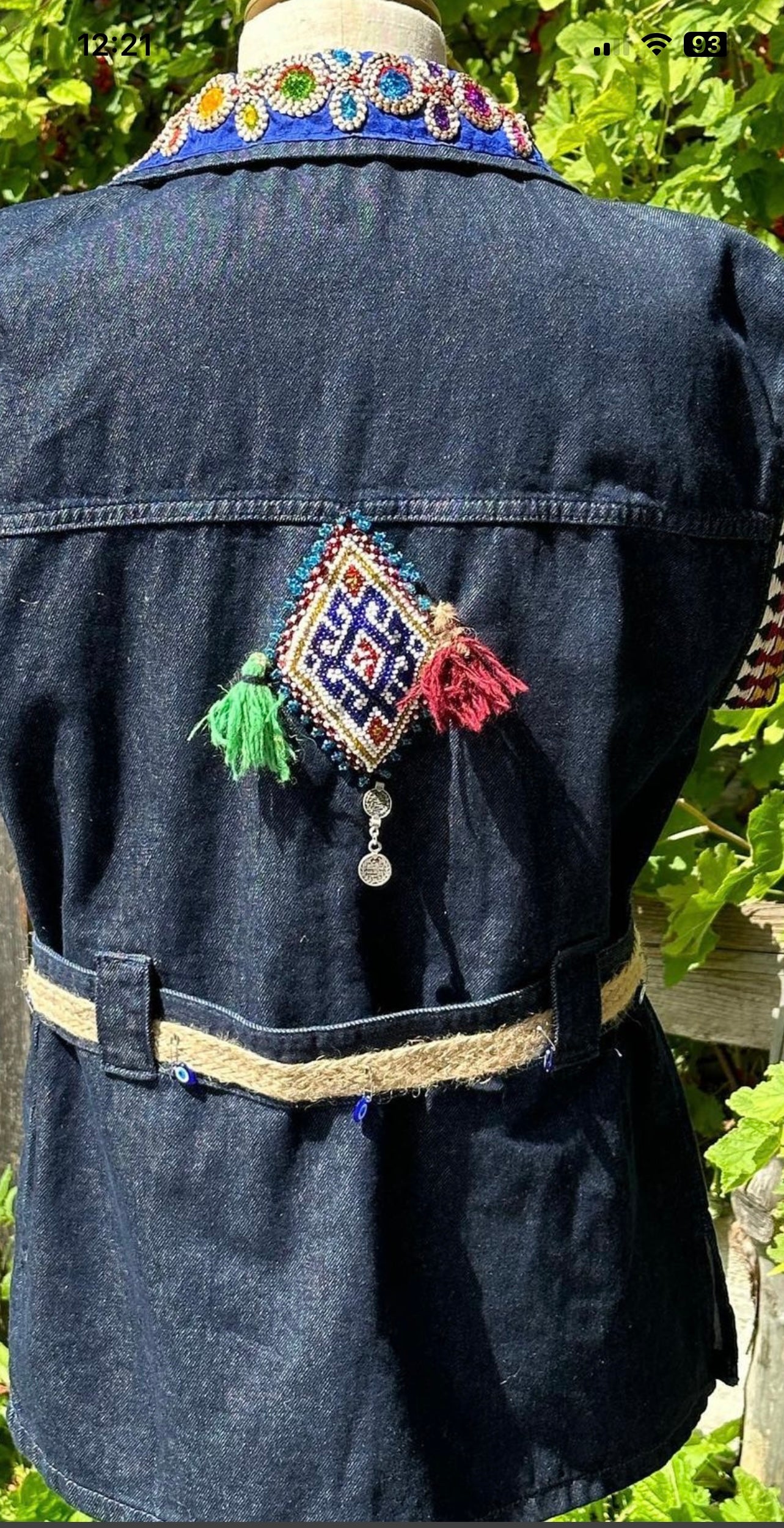 Sahariana di Jeans Etnica