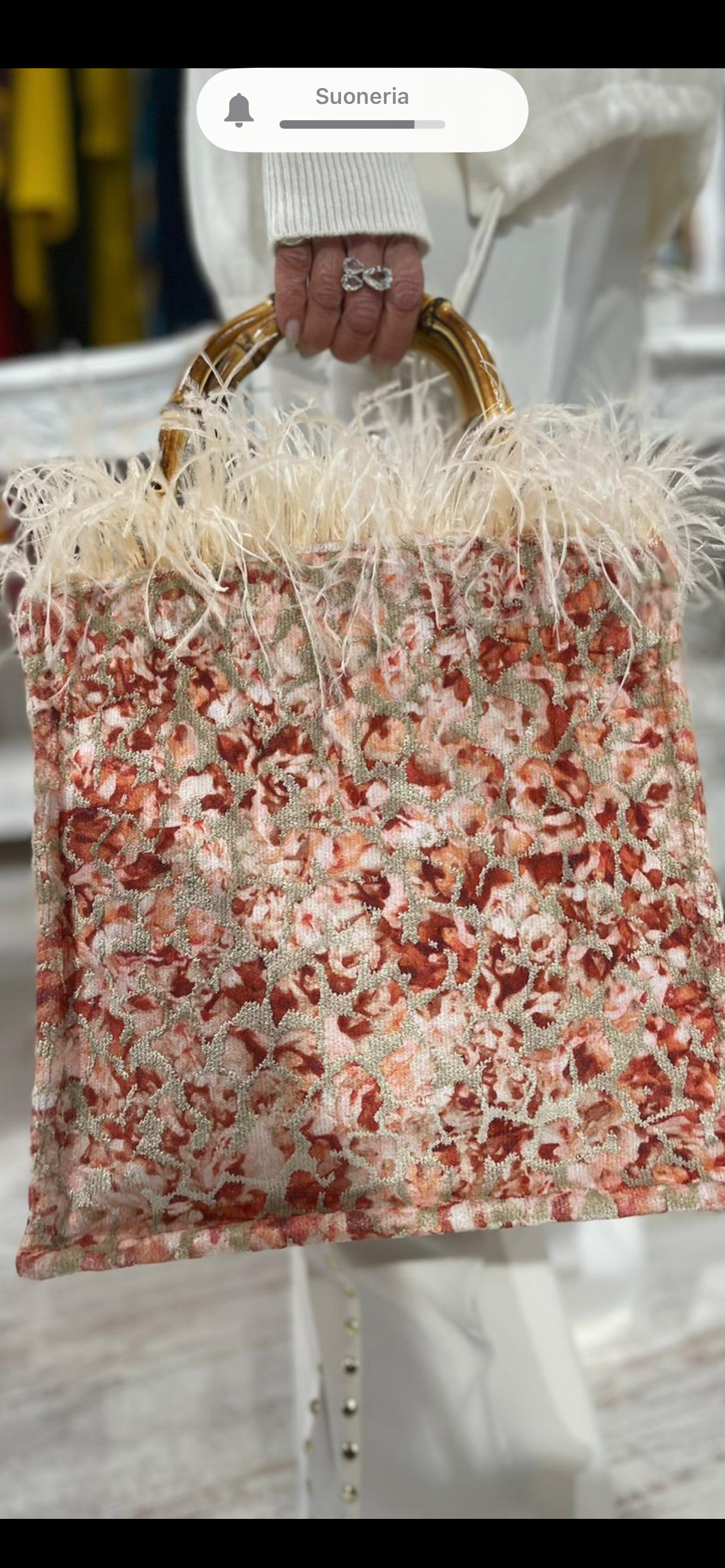 Borsa in velluto