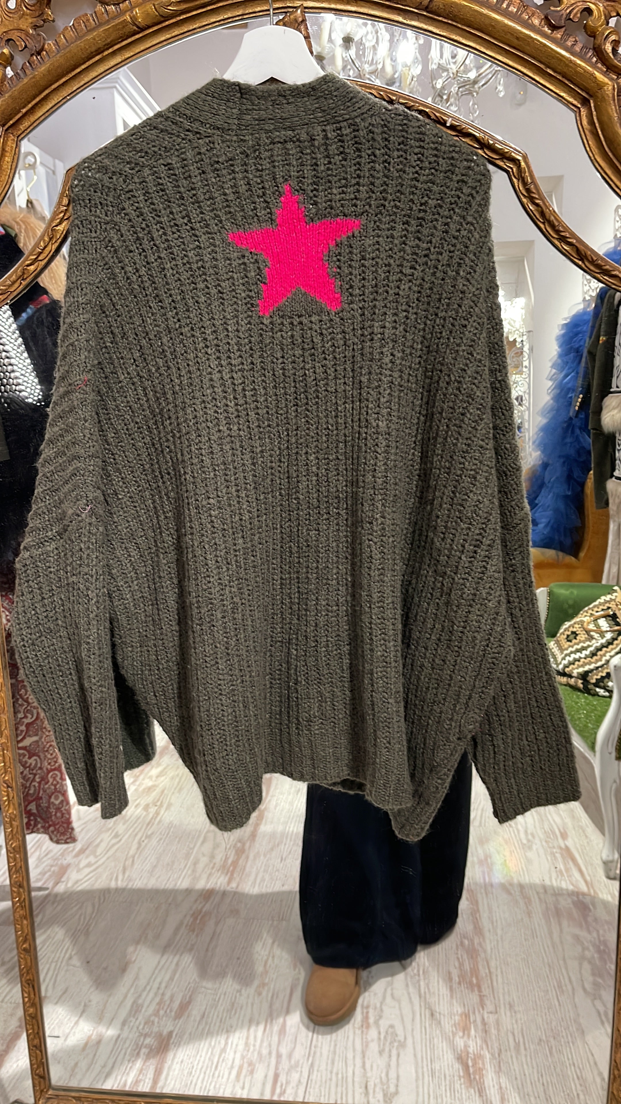 Cardigan stella Fuxia