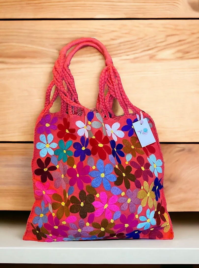 Borsa in Cotone Fiori