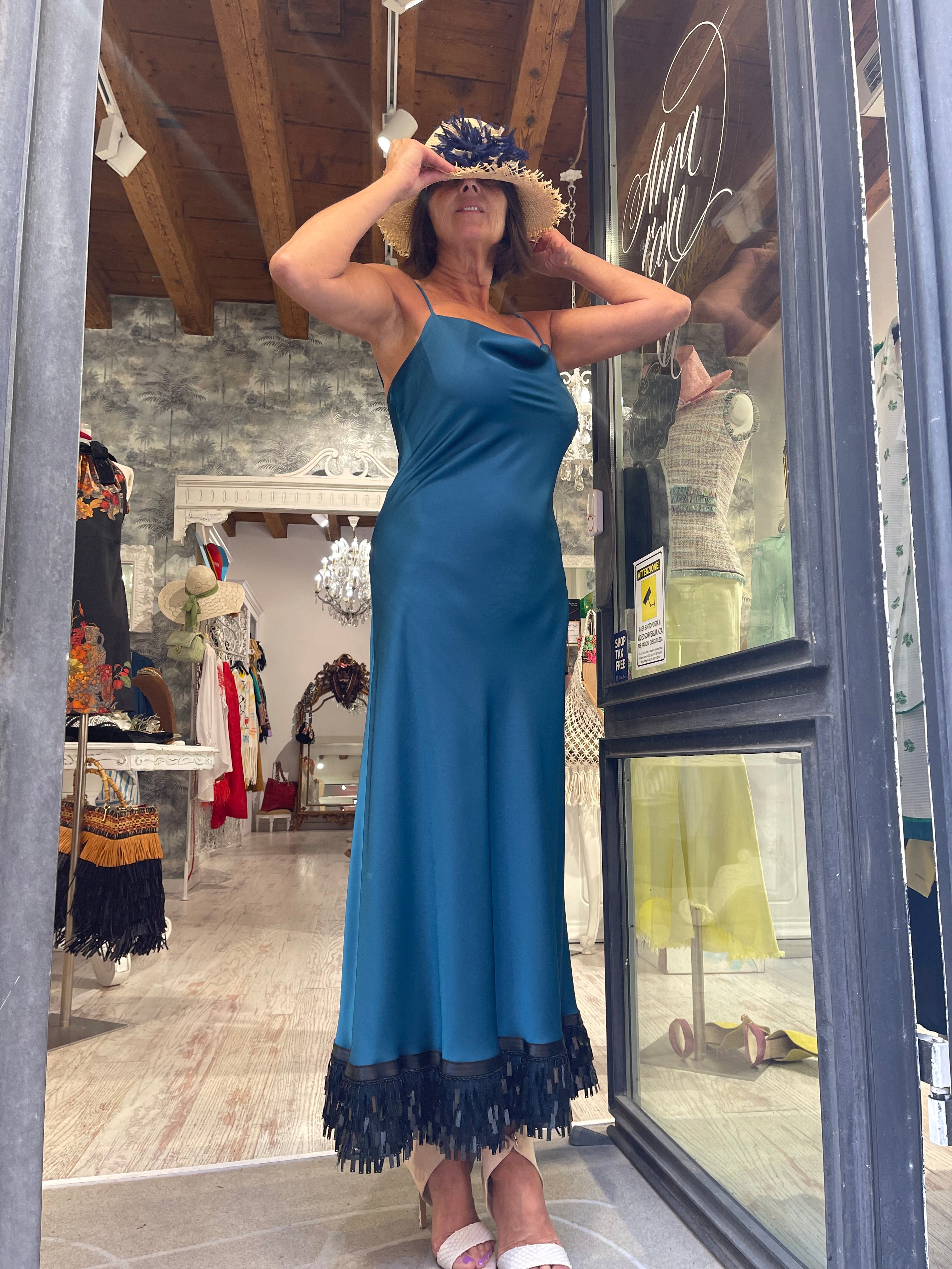 Abito Sottoveste ottanio