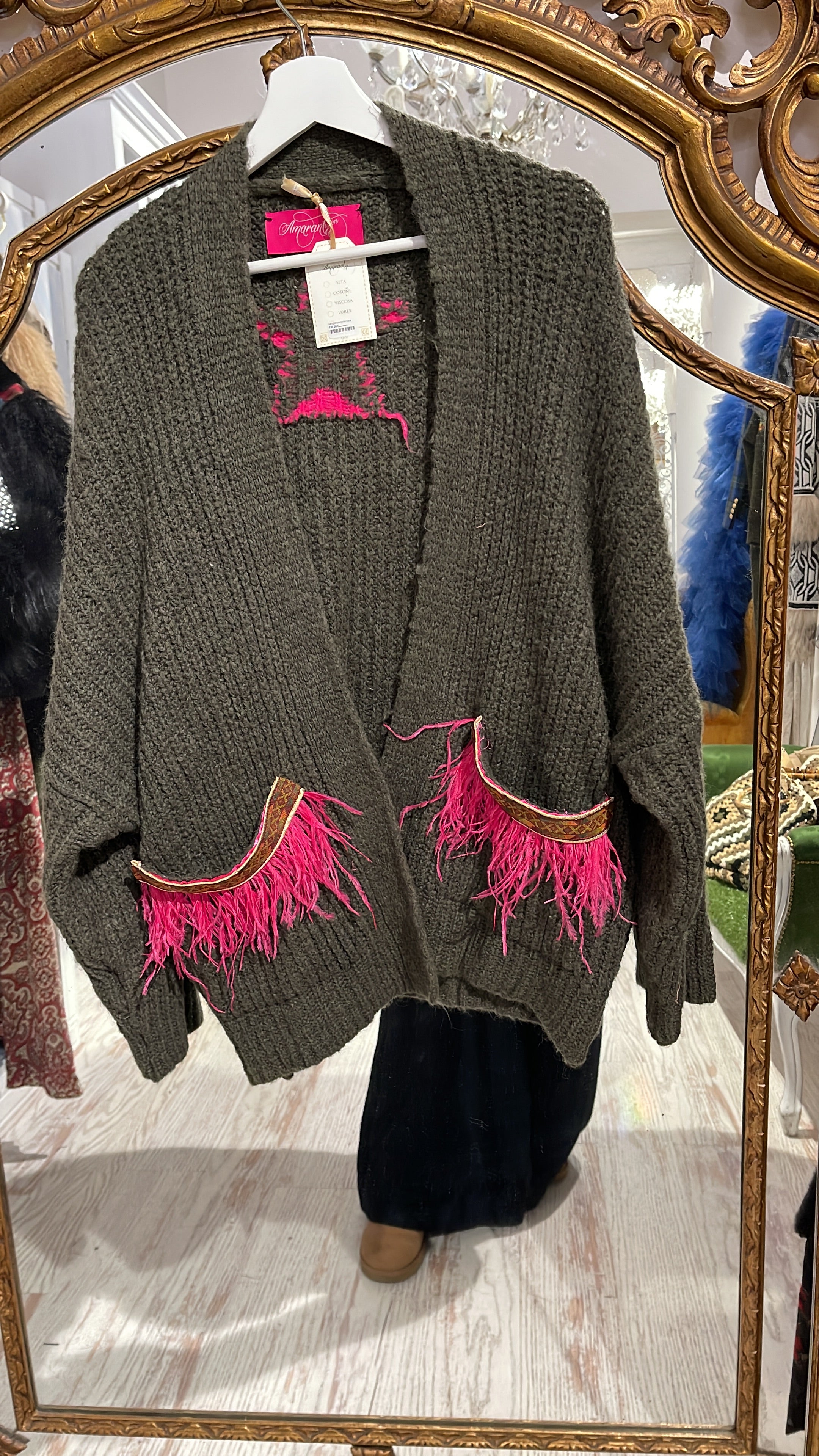 Cardigan stella Fuxia