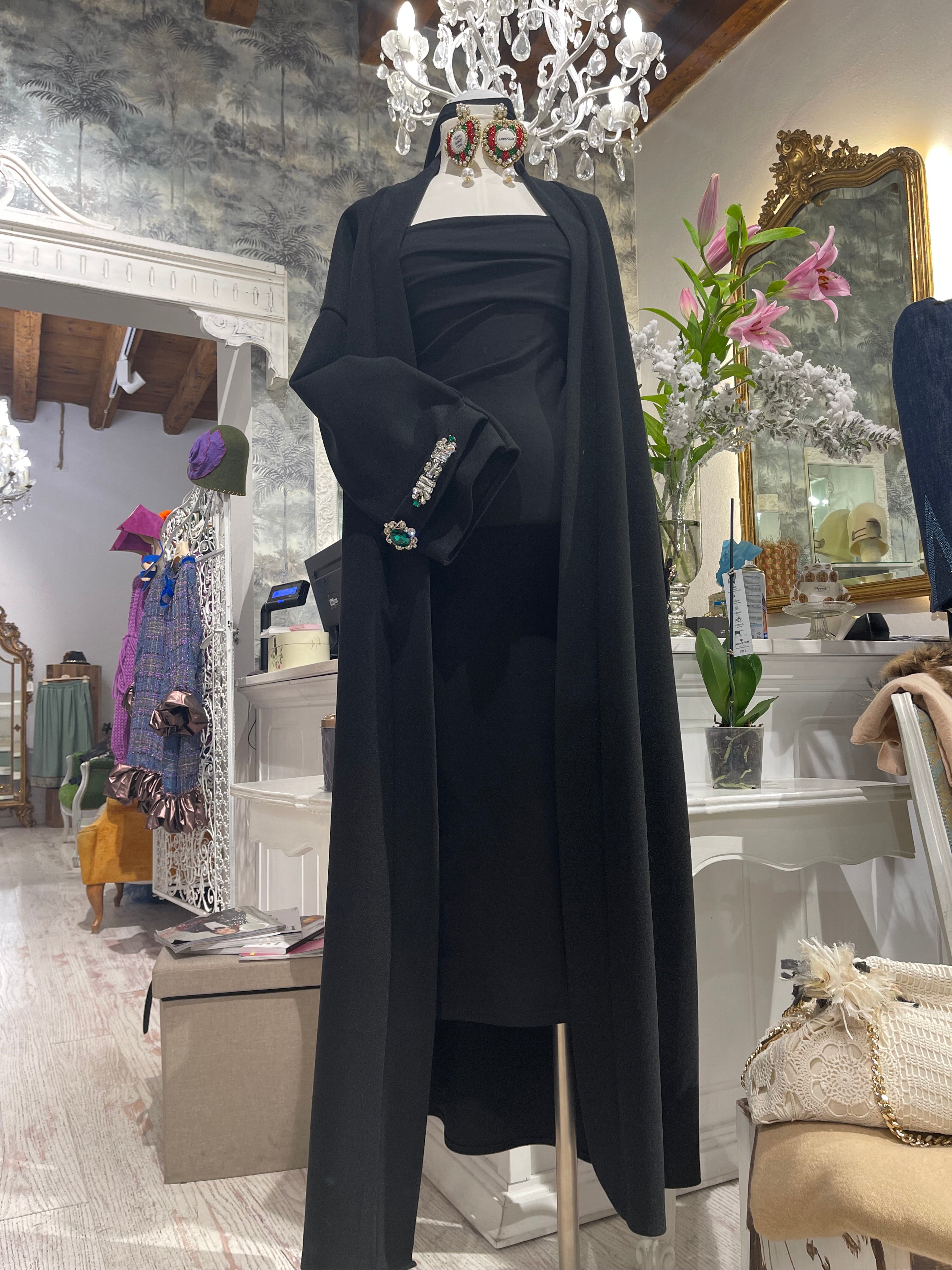 Cappotto vestaglia nero