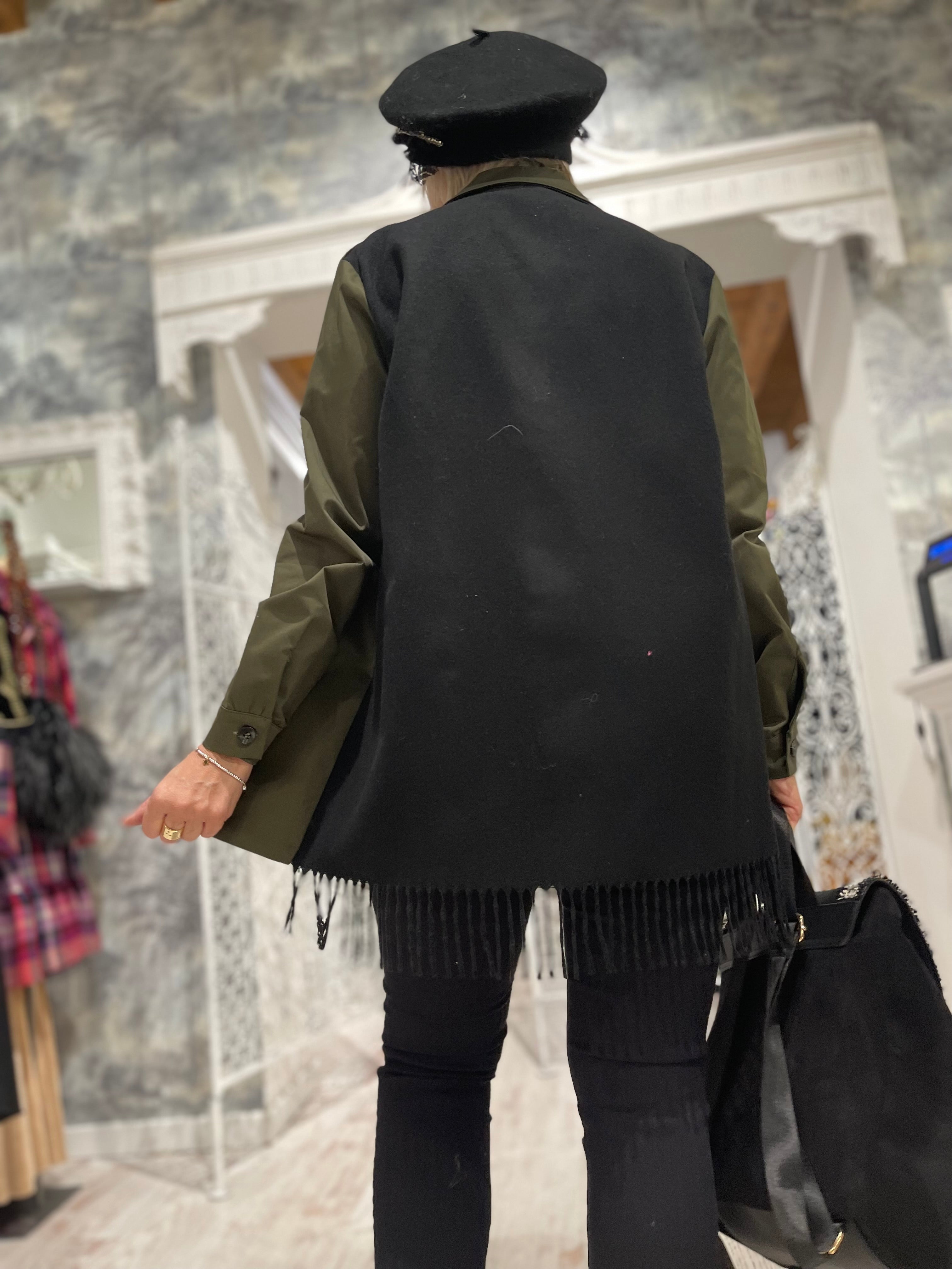 Giacca camicia Frange