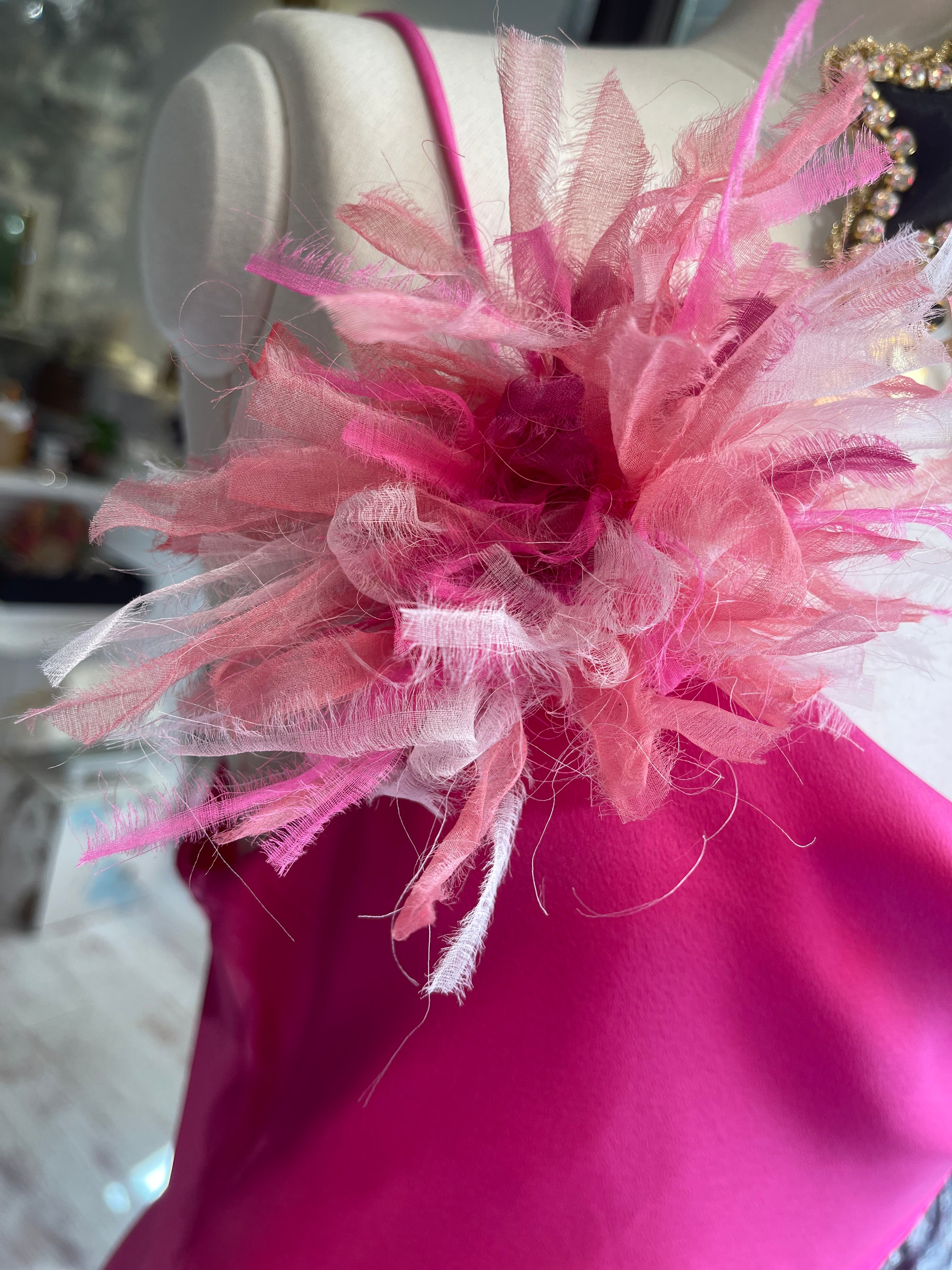 Abito Sottoveste Fuxia