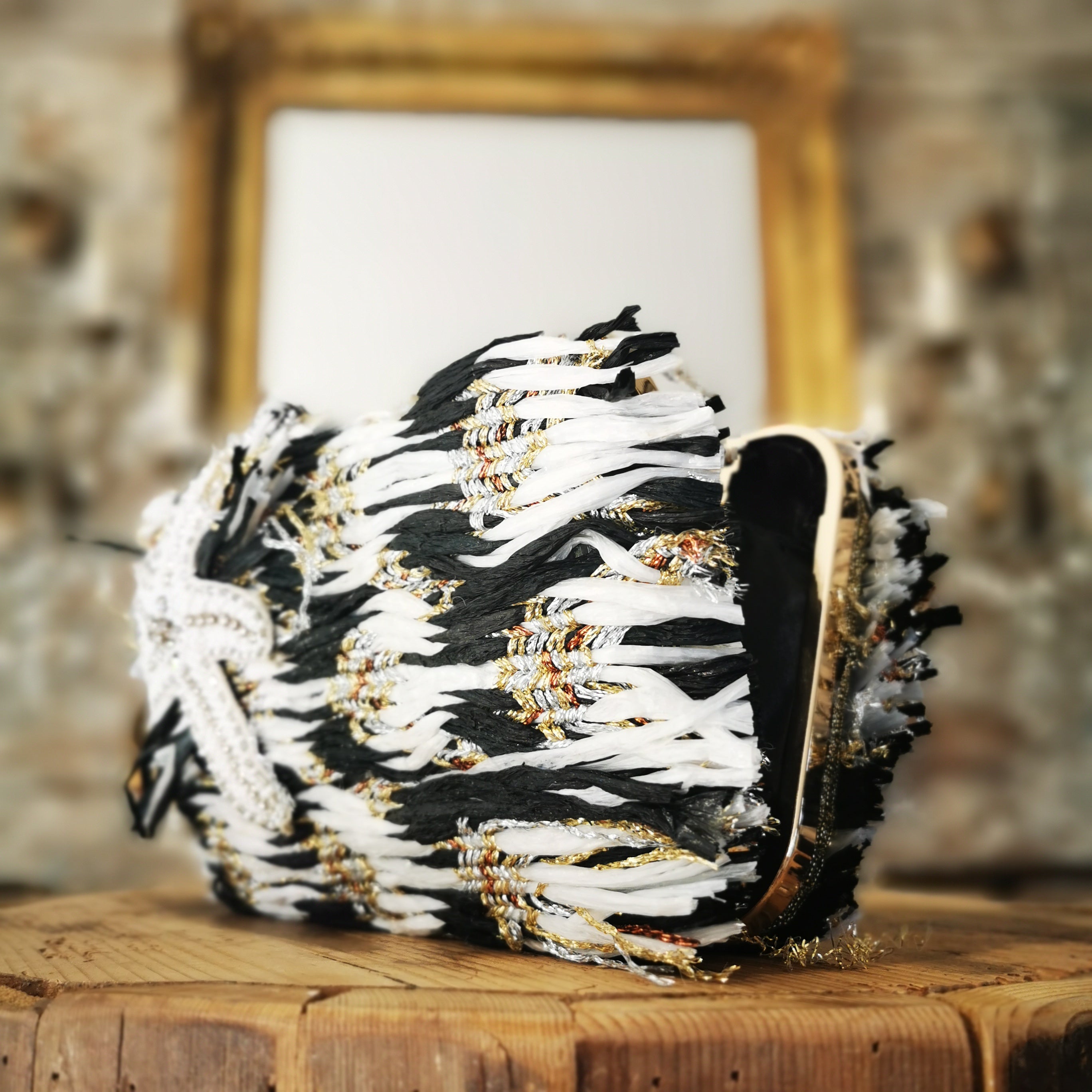 Borsa Stella Bianca Amarantissima
