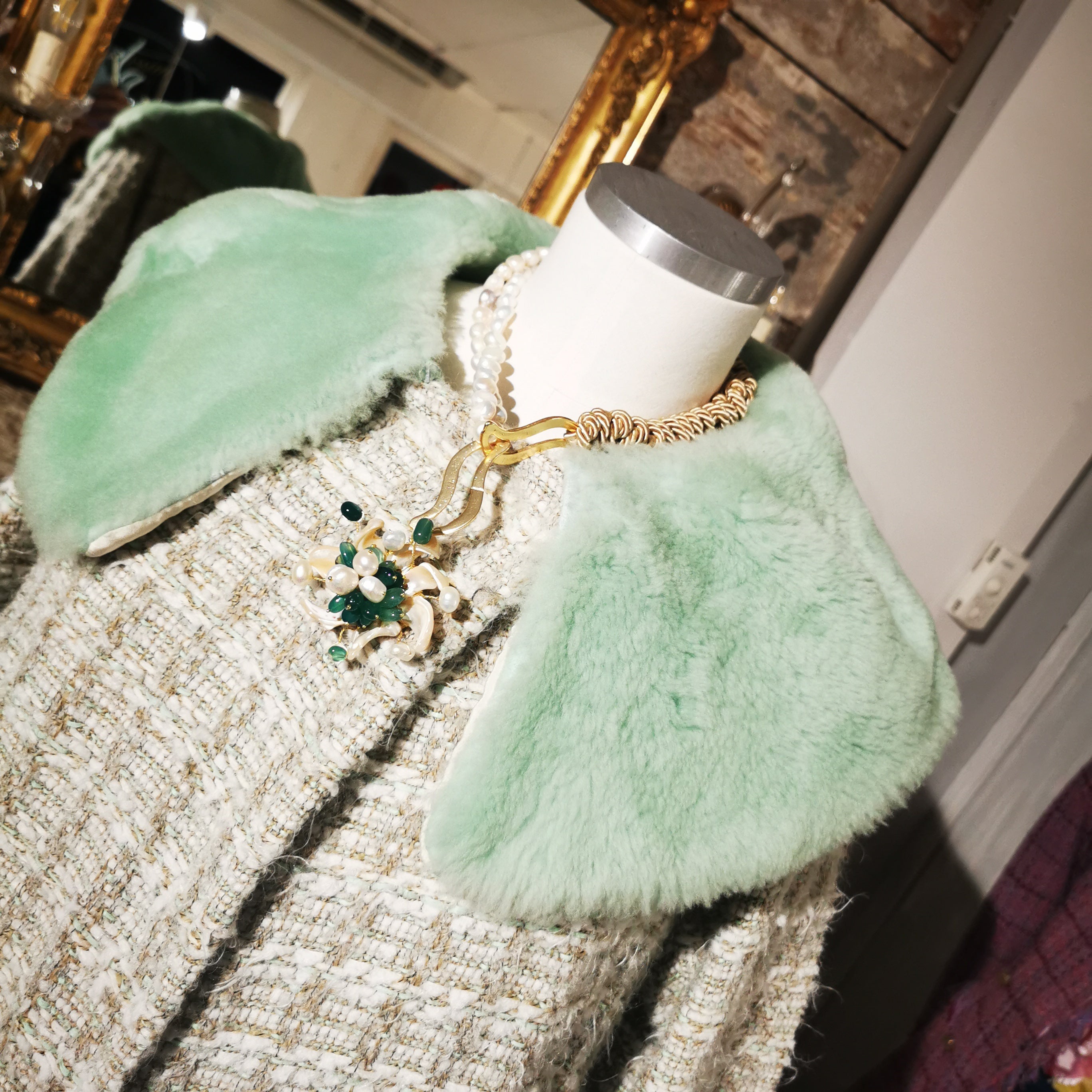 Cappotto in Tweed Amarantissima