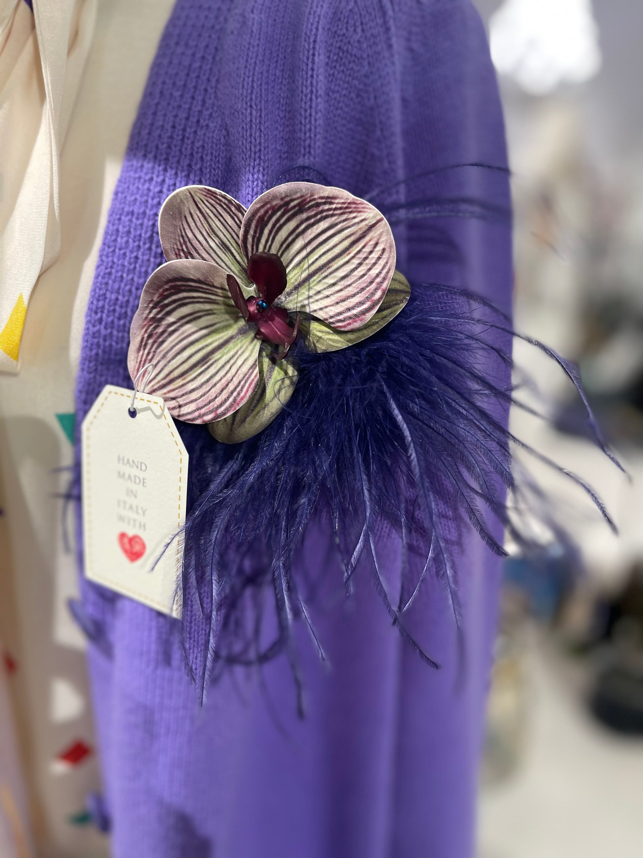 Fiore Orchidea Rosa Viola, Gioielli Col, Artcraft I Fiori Di Isabelle Jewels, La - Foto 10