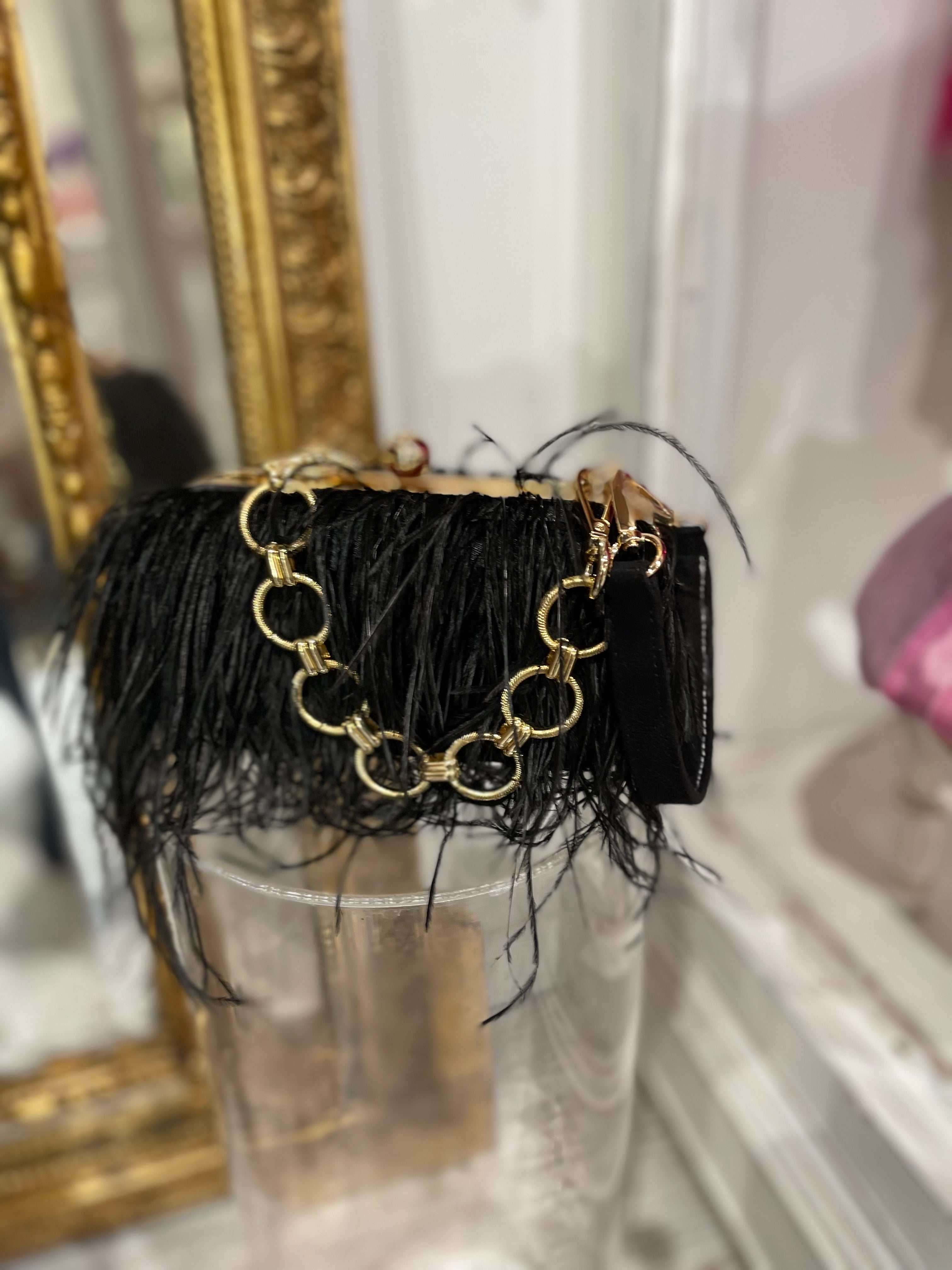 Borsa Amelie nera lamilanesa
