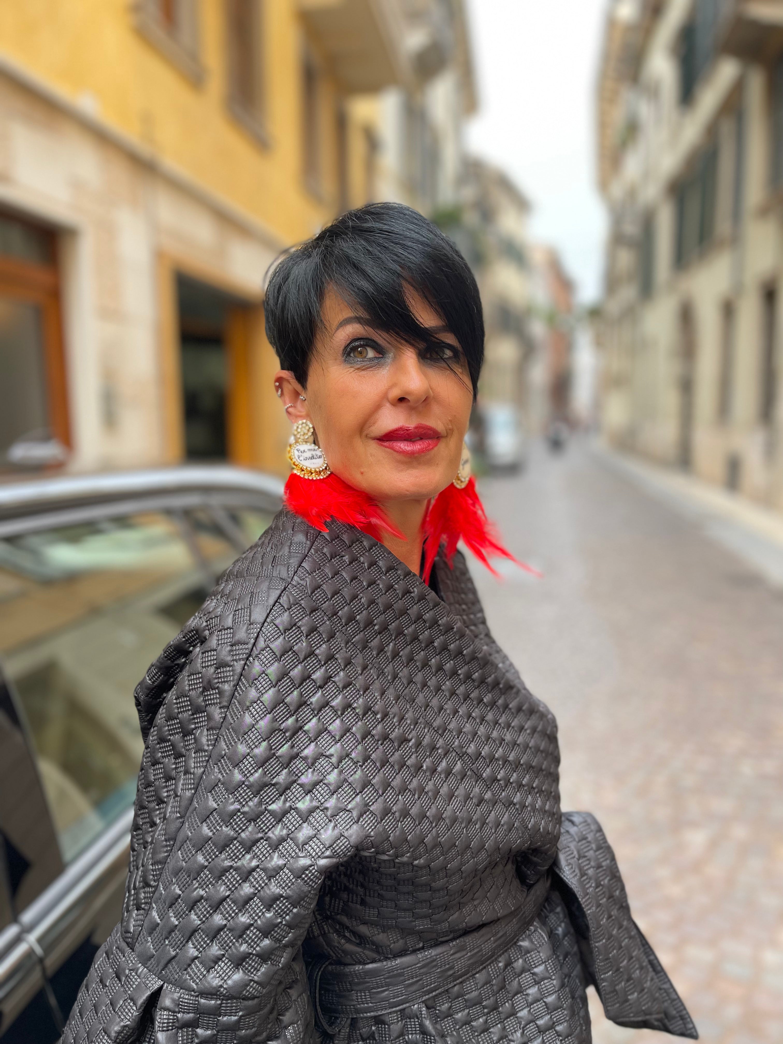 Piumino Beatrice Amarantissima