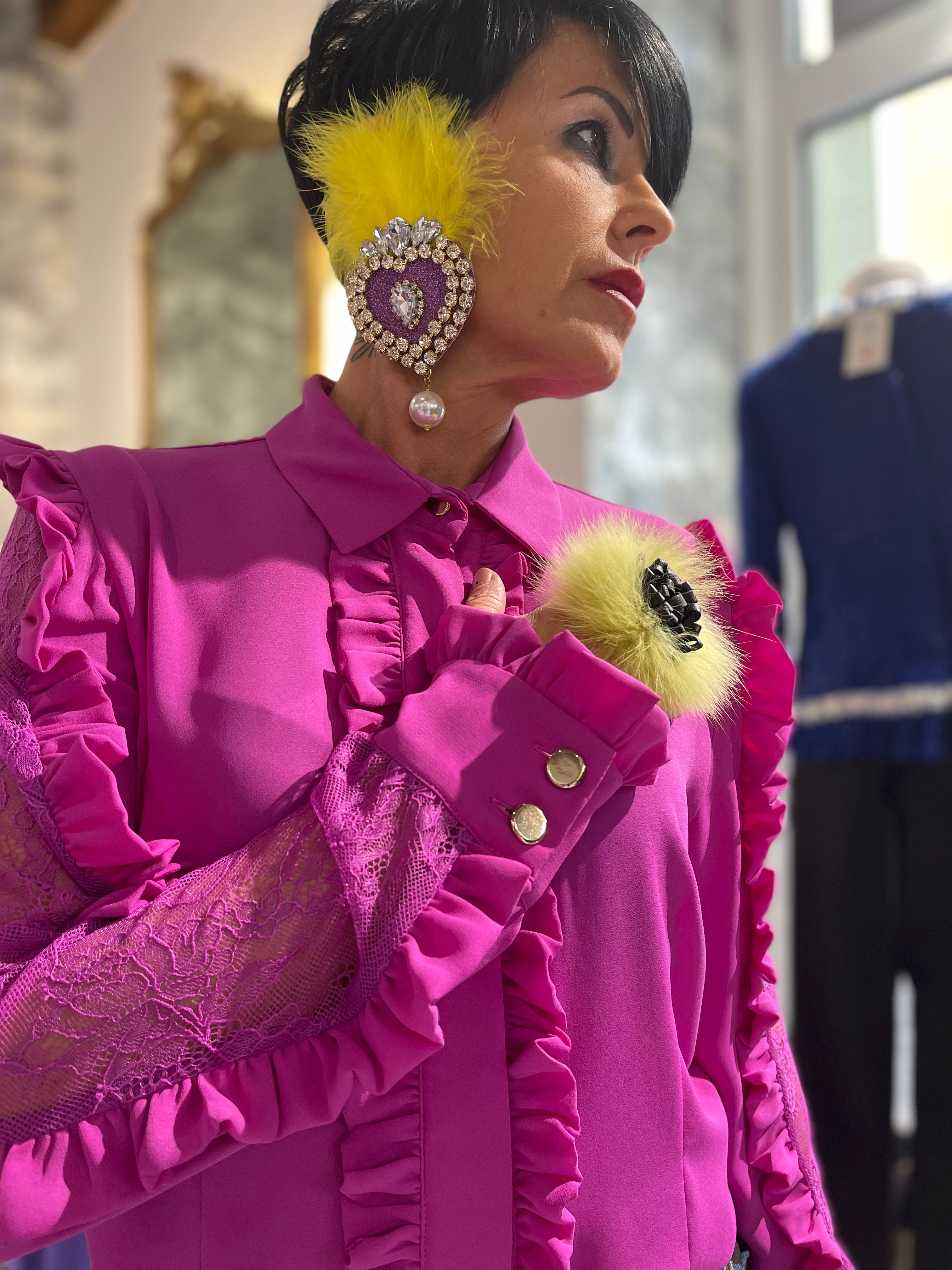 Camicia fuxia