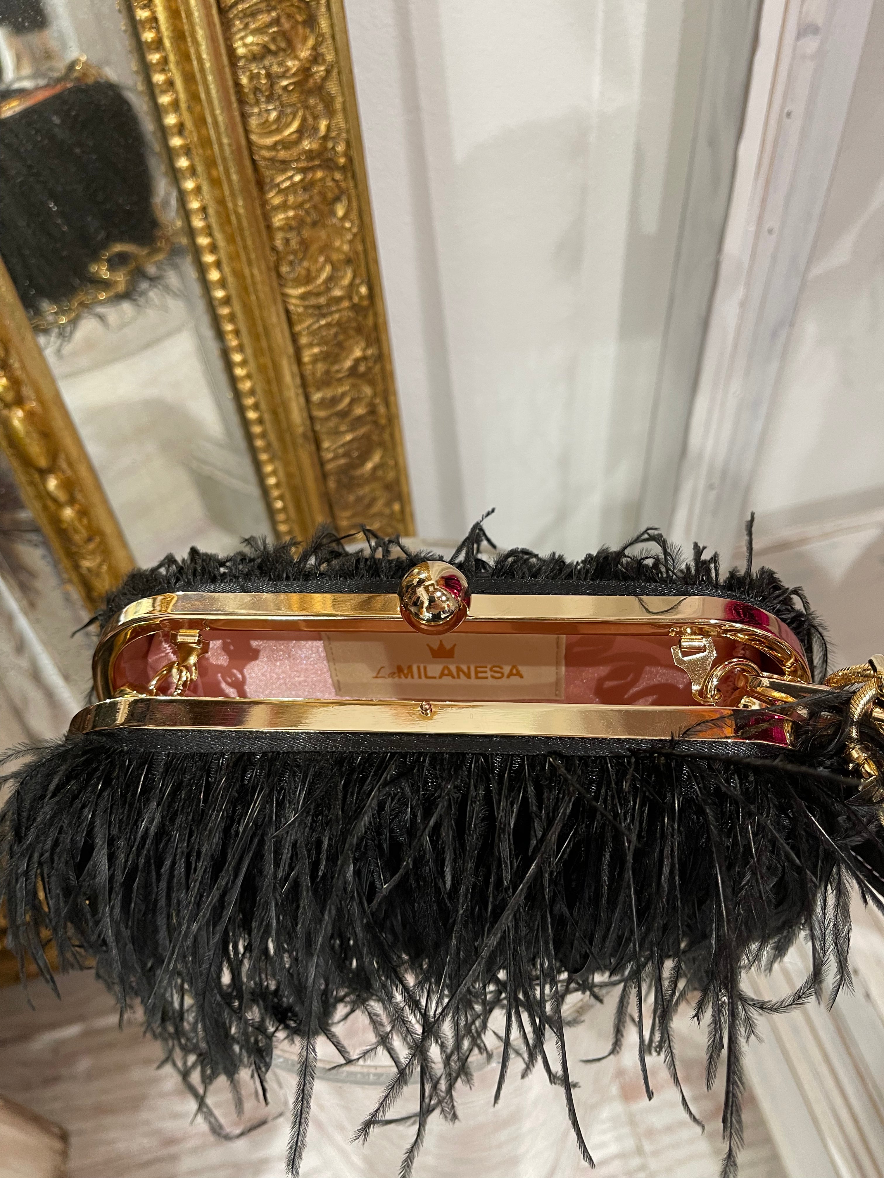 Borsa Amelie nera lamilanesa