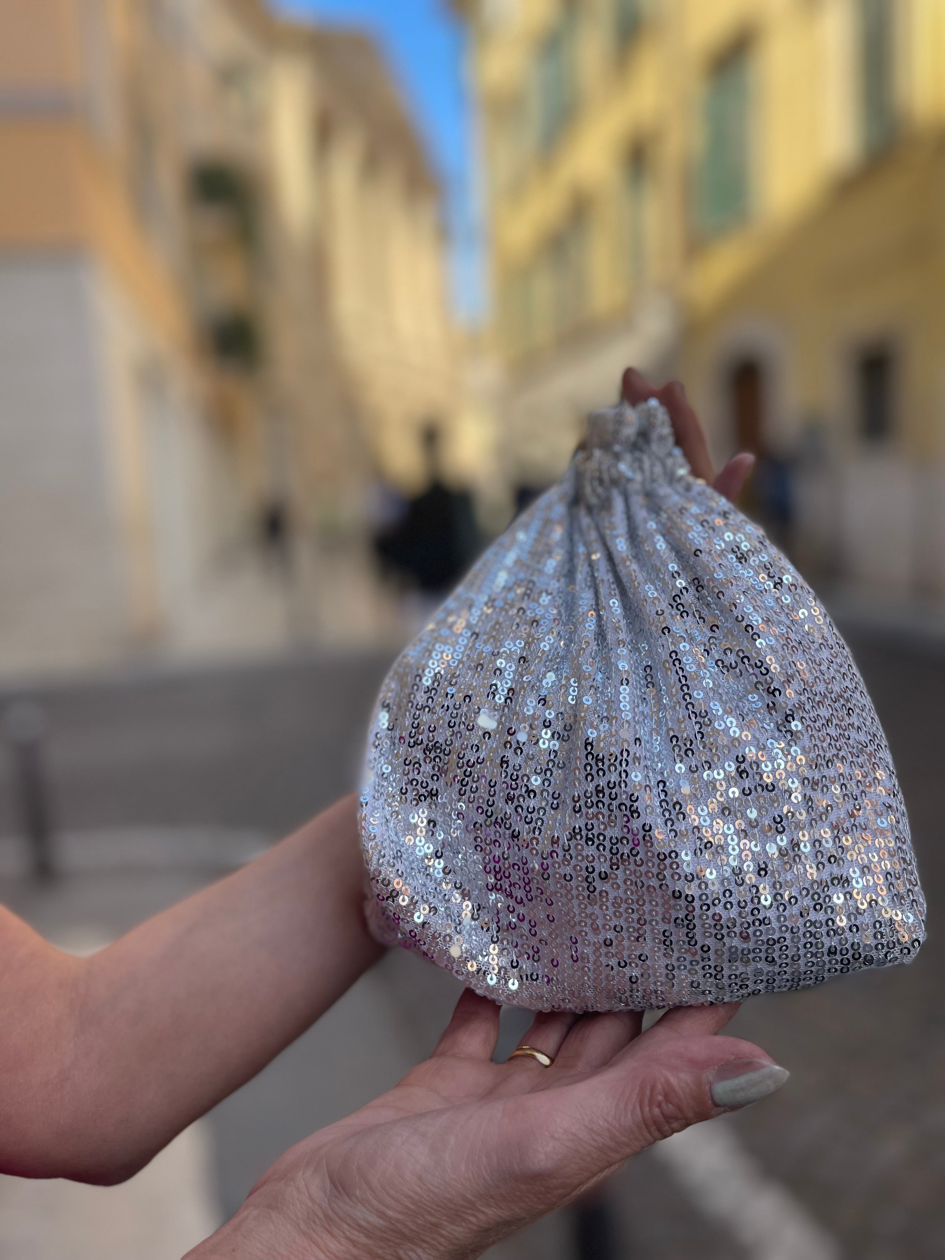 Borsina Paiettes argento