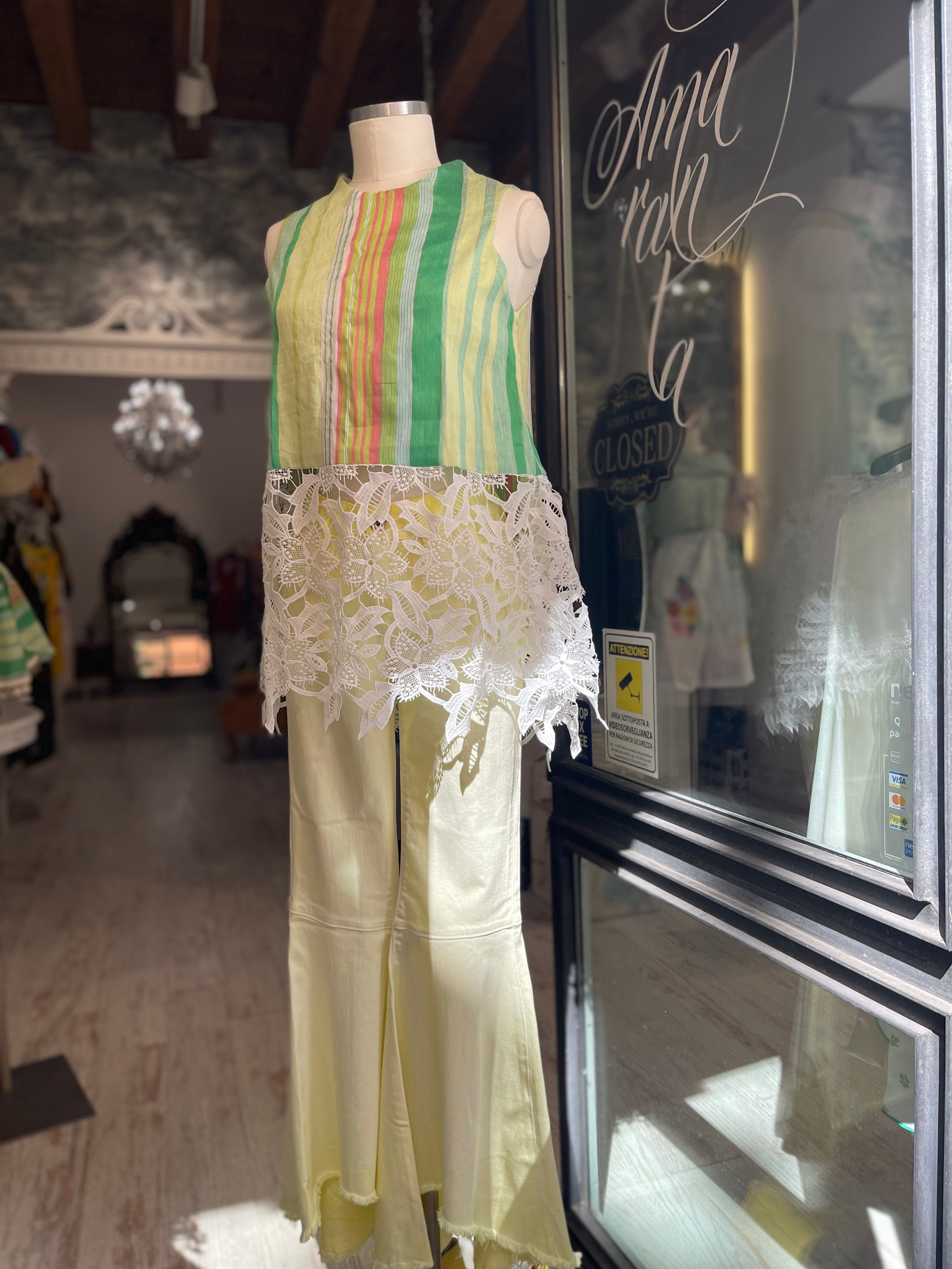 Blusa pizzo Macrame’
