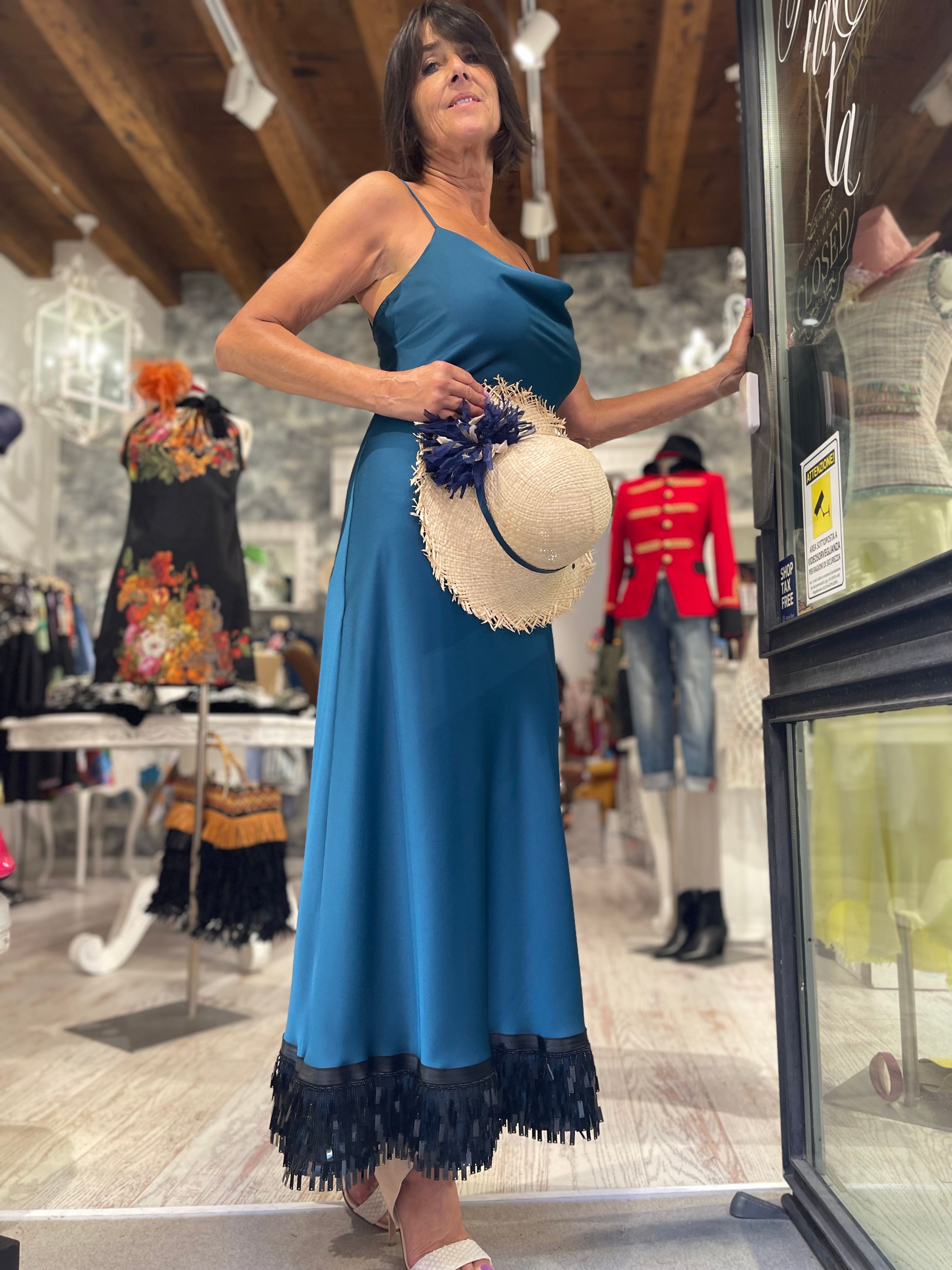 Abito Sottoveste ottanio