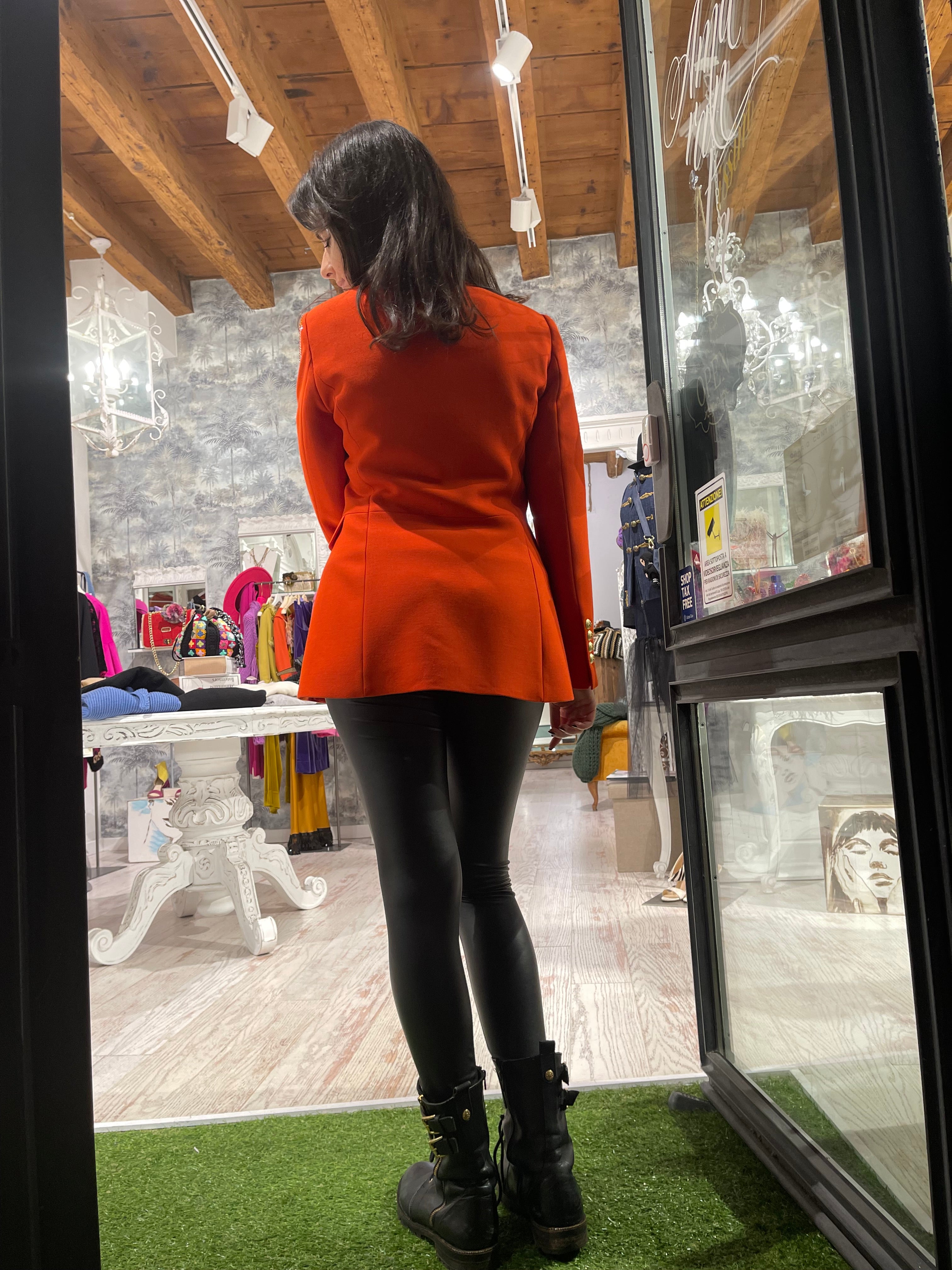 Giacca Fulmine Arancio
