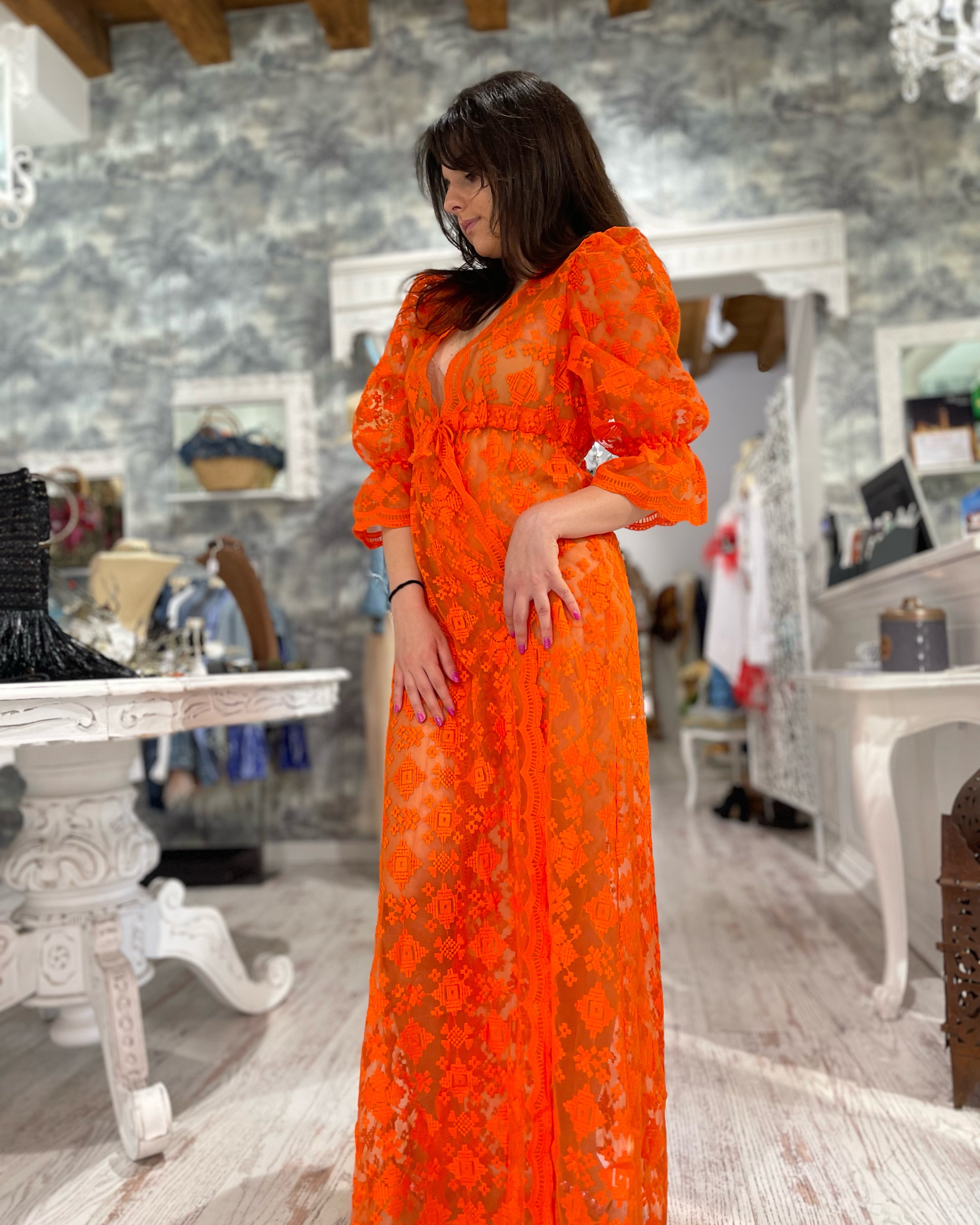 Trench pizzo arancio
