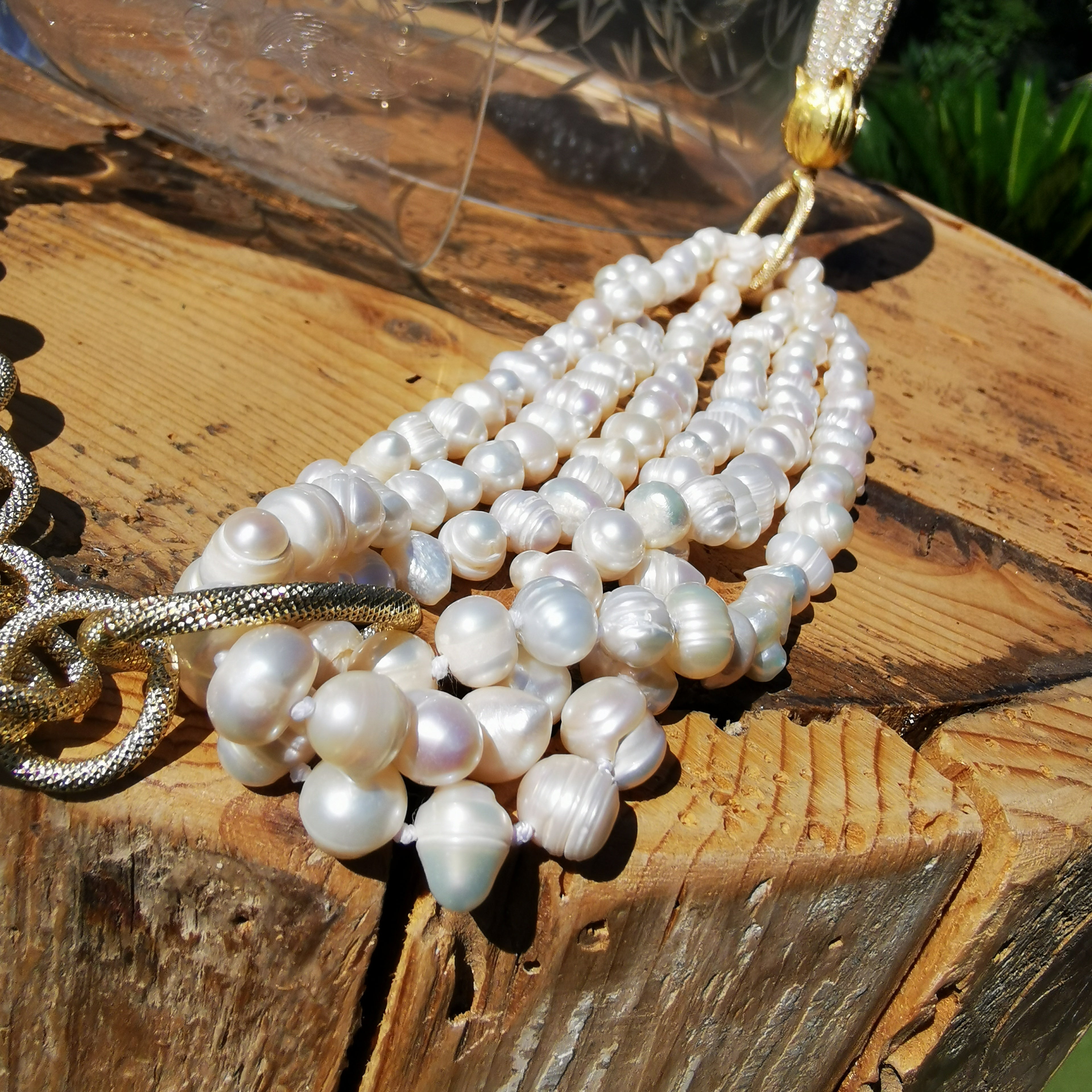 Collana perle Amarantissima
