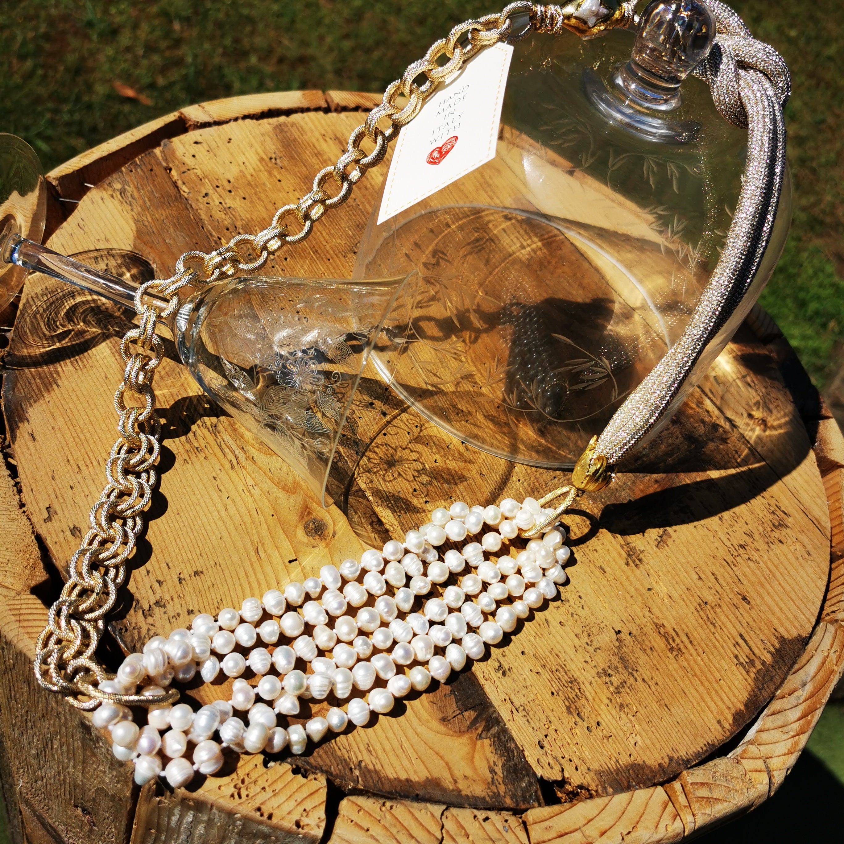Collana perle Amarantissima