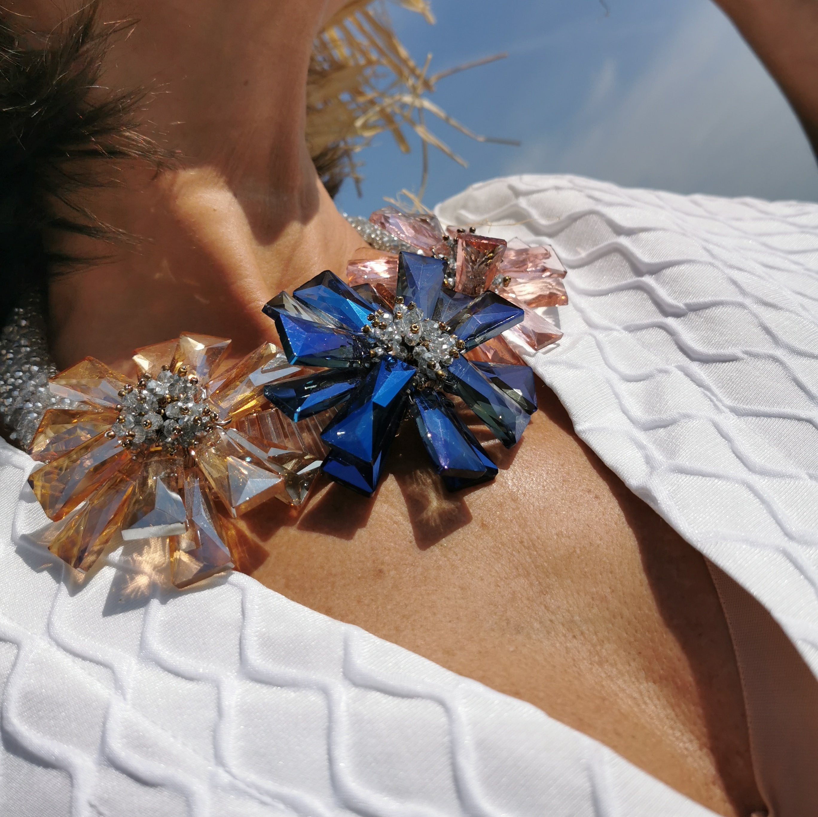 Collana Fiori di Cristallo