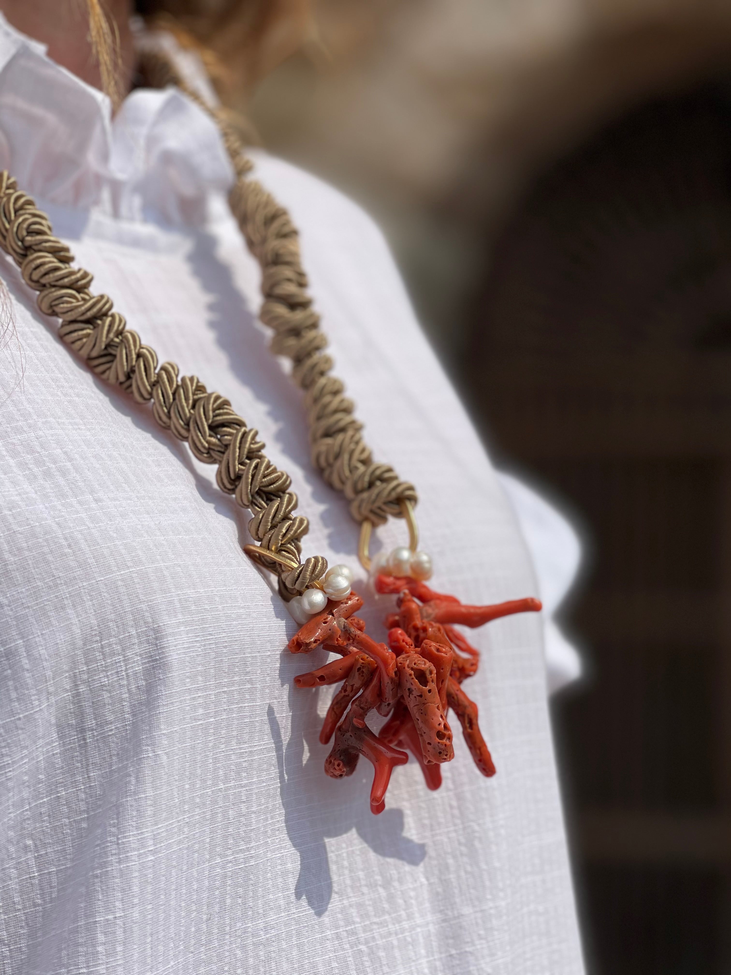 Collana corallo Amarantissima