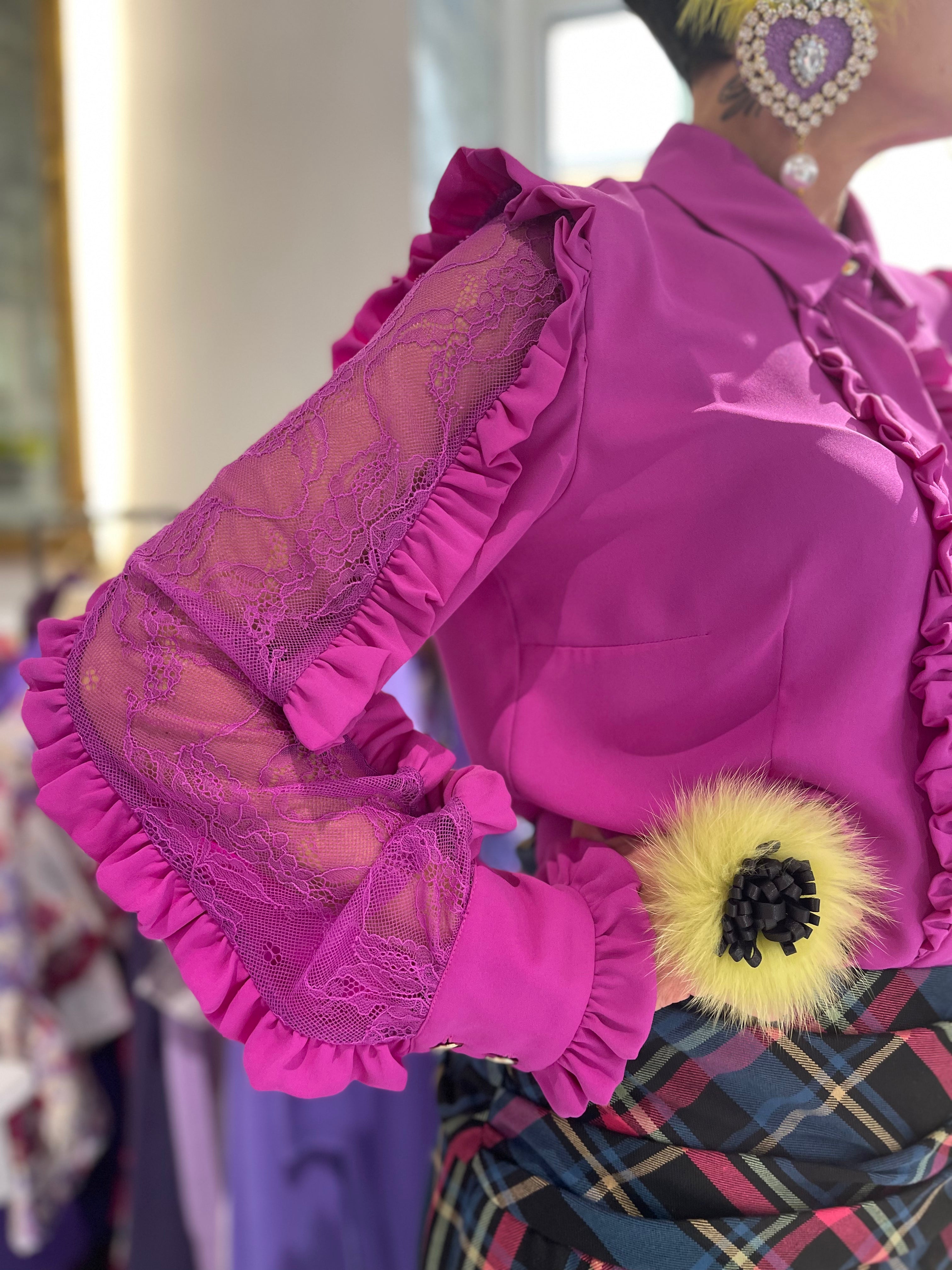 Camicia fuxia