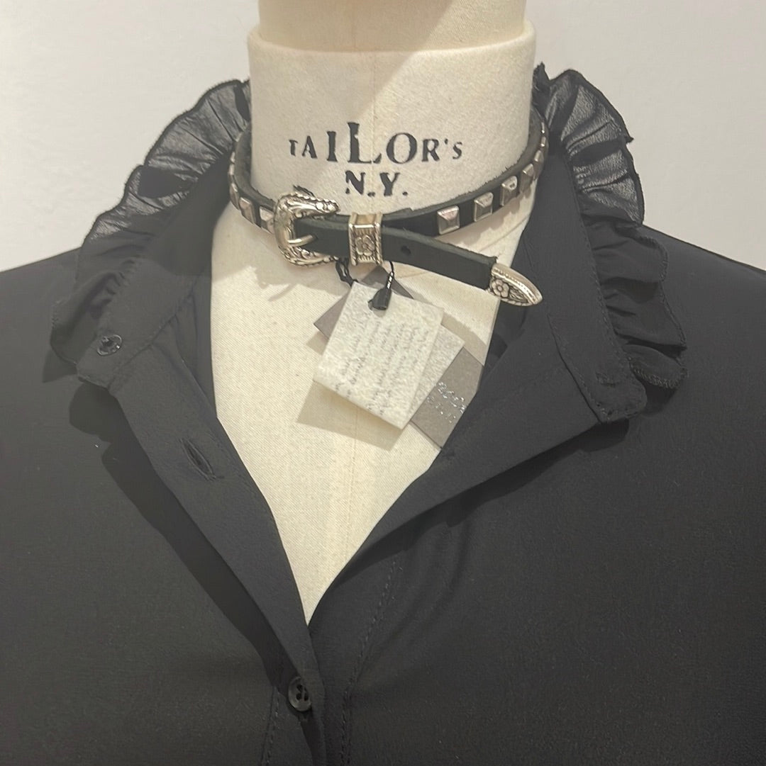 Collarino in pelle