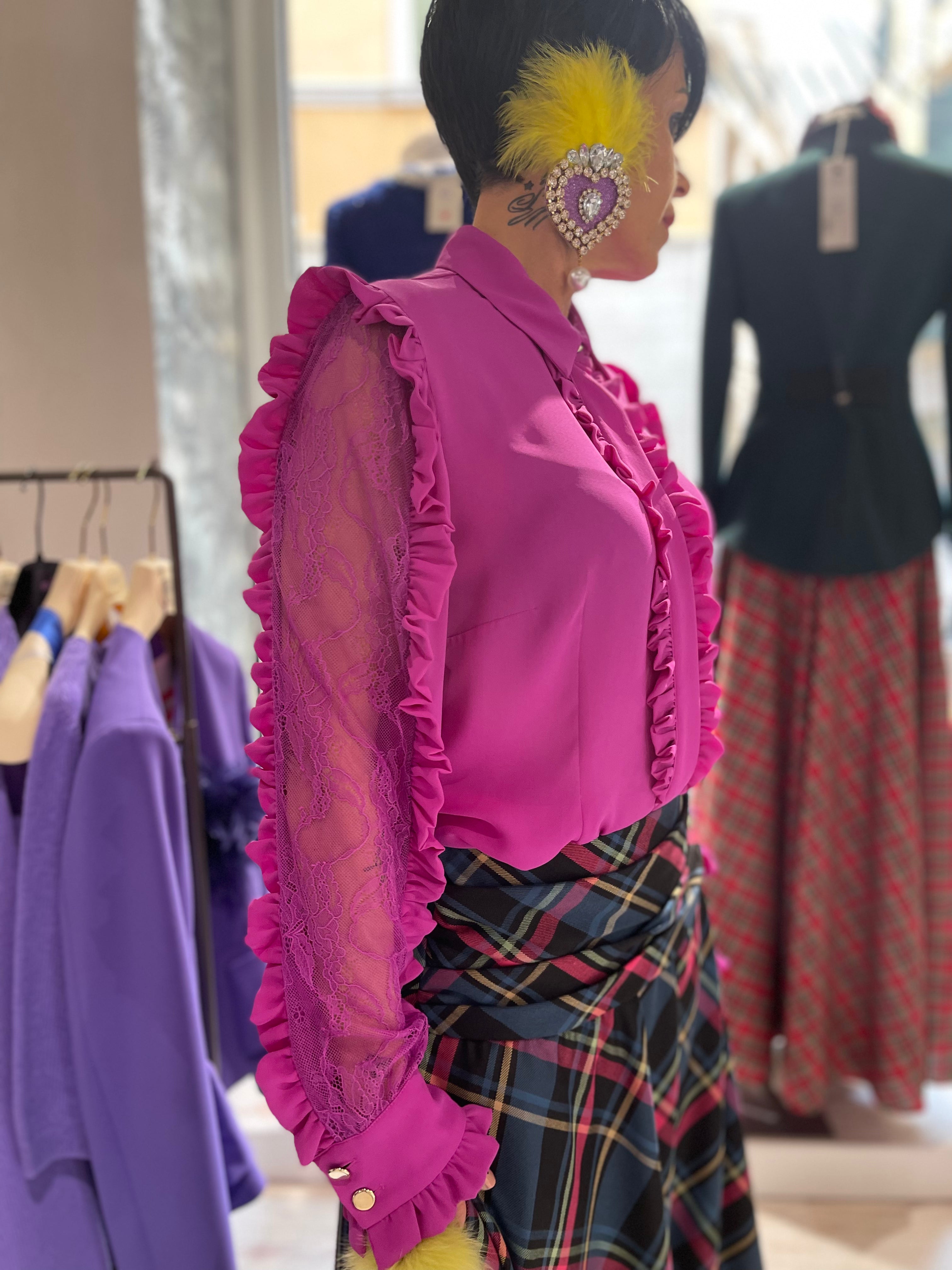 Camicia fuxia